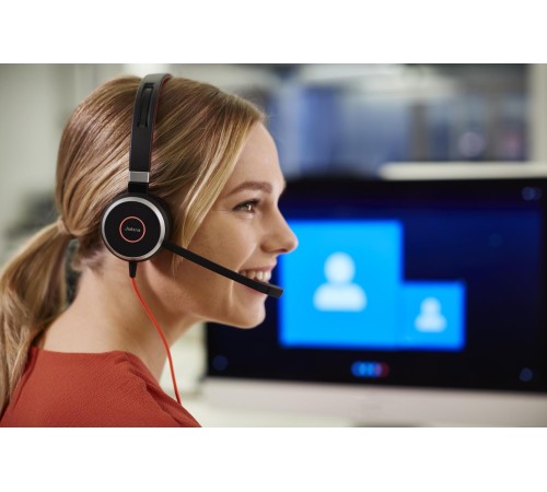 Гарнитура проводная/ Jabra EVOLVE 40 MS, Stereo, USB-C