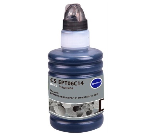 Чернила Cactus CS-EPT06C14 112BK черный пигментный 140мл для Epson L6550/6570/11160/15150/15160 Чернила Cactus CS-EPT06C14 112BK черный пигментный 140мл для Epson L6550/6570/11160/15150/15160