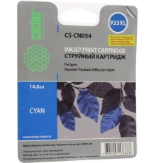 -/ Картридж струйный Cactus CS-CN054 №933XL голубой (14мл) для HP DJ 6600