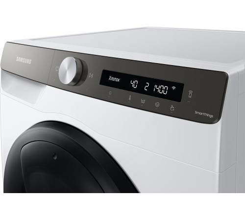 Стиральная машина Samsung/ WW5500T c Addwash, Eco Bubble, 850х600х550 мм, 9 кг, 1400, Пар, Инверторный мотор, Белый корпус/Черный люк Стиральная машина Samsung/ WW5500T c Addwash, Eco Bubble, 850х600х550 мм, 9 кг, 1400, Пар, Инверторный мотор, Белый корпус/Черный люк
