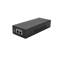 PoE-инжектор/ PoE-инжектор 90W Gigabit Ethernet на 1 порт. Соответствует стандартам PoE IEEE 802.3af/at/bt. Автоматическое определение PoE устройств. Мощность PoE на порт - до 90W. Вх. 1 x RJ45(10/100/1000 Base-T), вых. - 1 x RJ45(10/100/1000 Base-T, PoE,