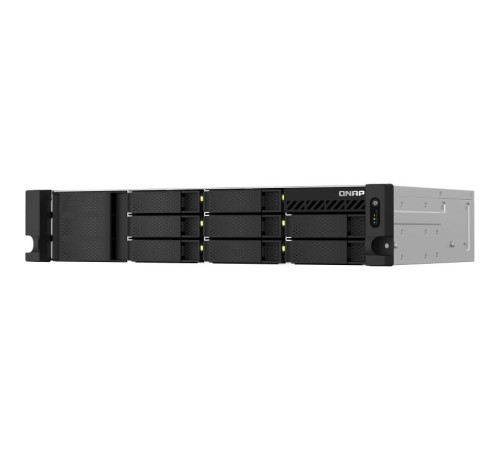 Сетевое хранилище без дисков/ SMB QNAP TS-873AeU-4G NAS 8x3.5/2.5 SATA/SSD trays, 2 x M2 PCIe, 2x 2.5 GbE, 2U rackmount, 1 PSU. AMD Ryzen V1500B 4-core/8-thread 2.2 GHz processor, 4 GB DDR4 RAM (1*4 GB) up to 64GB (2*32 GB). W/o rail kit RAIL-B02 Сетевое хранилище без дисков/ SMB QNAP TS-873AeU-4G NAS 8x3.5/2.5 SATA/SSD trays, 2 x M2 PCIe, 2x 2.5 GbE, 2U rackmount, 1 PSU. AMD Ryzen V1500B 4-core/8-thread 2.2 GHz processor, 4 GB DDR4 RAM (1*4 GB) up to 64GB (2*32 GB). W/o rail kit RAIL-B02