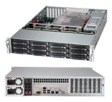 Корпус Supermicro SuperChassis 2U 826BE1C-R920LPB/ noHDD(12)LFF/noHDD(2)SFF/ 7xLP/ 2x920W Platinum(13.68"x13",12"x13" with rear 2.5" HDD)E-ATX/ Expander Backplane