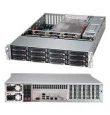 Корпус Supermicro SuperChassis 2U 826BE1C-R920LPB/ noHDD(12)LFF/noHDD(2)SFF/ 7xLP/ 2x920W Platinum(13.68"x13",12"x13" with rear 2.5" HDD)E-ATX/ Expander Backplane