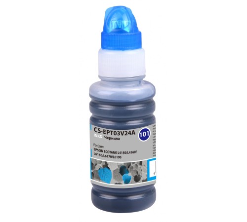 -/ Чернила Cactus CS-EPT03V24A 101C голубой 70мл для Epson L4150/L4160/L6160/L6170