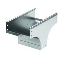 Ответвитель TD Т-образный вертикальный основанием 100, H50 в комплекте с крепежными элементами и соединительными пластинами, необходимыми для монтажа