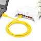 Greenconnect Патч-корд прямой 0.5m, UTP кат.5e, желтый, позолоченные контакты, 24 AWG, литой, GCR-LNC02-0.5m, ethernet high speed 1 Гбит/с, RJ45, T568B