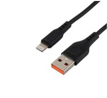 Кабель/ Кабель GoPower GP01L-2M USB (m)-Lightning (m) 2.0м 2.1A черный (1/200/800)
