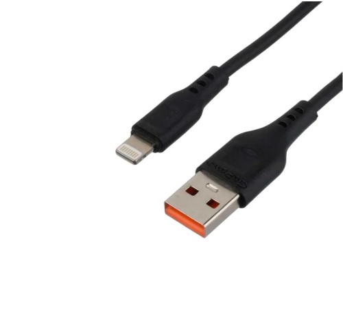 Кабель/ Кабель GoPower GP01L-2M USB (m)-Lightning (m) 2.0м 2.1A черный (1/200/800)