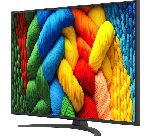 Телевизор ЖК 65'' LG/ 65", Ultra HD, Nano Color, Smart TV, WebOS, Wi-Fi, DVB-T2/C/S2, MR, 60Hz Native, 2.0ch (20W), 2 HDMI, 2 USB, 1 Pole, Charcoal Black, 2025
