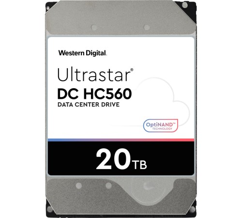 Жесткий диск/ HDD WD SATA 20Tb Ultrastar DC HC560 0F38785 7200 6Gb/s 512Mb 1 year warranty