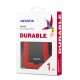 Внешний жесткий диск/ Portable HDD 1TB ADATA HD330 (Red), Silicone, USB 3.2 Gen1, 133x89x16mm, 190g /3 года/