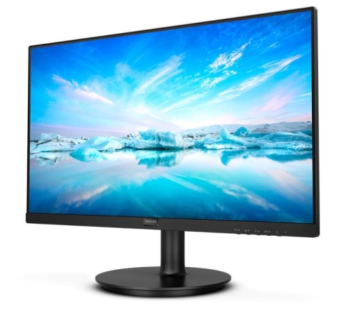 Монитор 23,8" Philips 241V8LAB 1920x1080, WLED, 16:9, VA, 250cd, 3000:1, MID, 4ms, 178/178, VGA, HDMI, 100Hz, Speakers, Tilt, Внутр, VESA, Black, 3y