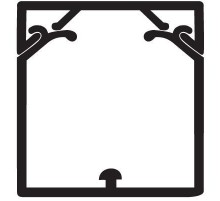 TA-GN 60x60 Короб с крышкой с направляющими для установки разделителей