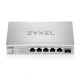 Коммутатор/ Мультигигабитный коммутатор Zyxel XMG-105, 5xRJ-45: 1/2.5G, 1xSFP+, настольный, бесшумный