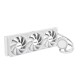 Водяное охлаждение для процессора/ Water Cooling System SAMA L60 White (360mm, White, ARGB/ Fans: 3x120mm, 82.79CFM, 29dBA, 2000RPM/ Pump height 52mm, 29dBA, 2500RPM, Rad thickness 27mm/ S: 1851, 1700, 1200, 20XX, 115X, AM5, AM4)