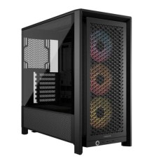 Корпус без блока питания/ Case Corsair Frame 4000D RS ARGB, Midi-Tower, TG, 3x120mm ARGB, 2xUSB-A 3.2, 1xUSB 3.2 Type-C, E-ATX, ATX, mATX, mITX Black