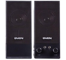 SVEN SPS-604, чёрный, акустическая система 2.0, мощность 2х2 Вт(RMS)