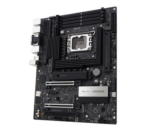 Материнская плата ASUS PRO WS Z890-ACE SE, LGA1851, 4*DDR5, 4*SATA, 4*M.2, 1*USB 3.2, 6*USB 2.0, Type-C, 3*PCIx16, HDMI, ATX; 90MB1JC0-M0EAY0