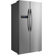 Холодильник/ Холодильник Side-By-Side, А+, cенсорное управление Smart Touch, Full NO FROST, Dynamic Air Cooling, режимы «Супер заморозка» и «Супер охлаждение», LED освещение камеры,  2 ящика для овощей, полки из закаленного стекла, держатели для бутылок,