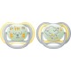 Пустышка Philips/ Пустышка для мальчиков Philips Avent ultra air night SCF376/01, с футляром для хранения и стерилизации, 2 шт, 18+ мес