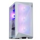 Корпус ZALMAN Z9 Iceberg MS, EATX, WHITE, WINDOW, 4x3.5", 5x2.5", 2xUSB2.0, 2xUSB3.0, 1xUSB 3.1 Gen2 Type-C, FRONT 3x140mm ARGB, REAR 1x140mm ARGB