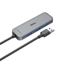 USB-концентратор Netac USB Hub WF11, USB-A to USB3.0*4 (repl. NT08WF11-30GR)
