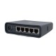 Маршрутизатор/ hAP ac lite TC Dual-Concurrent 2.4/5GHz AP, 802.11ac, Five Ethernet ports, PoE-out on port 5, USB for 3G/4G support, universal tower case