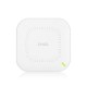 Точка доступа/ Точка доступа Zyxel NebulaFlex NWA90AX, WiFi 6, 802.11a/b/g/n/ac/ax (2,4 и 5 ГГц), MU-MIMO, антенны 2x2, до 575+1200 Мбит/с, 1xLAN GE, PoE, защита от 4G/5G, БП в комплекте