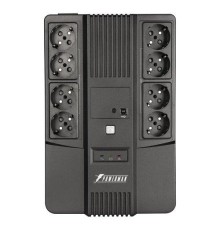 ИБП POWERMAN Brick 850 PLUS, линейно-интерактивный, 850ВА, 480Вт, 4 евророзетки с резервным питанием, 4 евророзетки с фильтрацией, USB, защита RJ45/RJ11, батарея 12В 9Ач 1 шт., 293мм х 202мм х 93мм, 5.2 кг./ UPS POWERMAN Brick 850 PLUS, line-interactive,