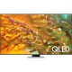 Телевизор ЖК 85'' Samsung/ 85", QLED, Ultra HD, Tizen Smart TV, 120 Hz, HDR10+, Wi-Fi, Voice, DVB-T2/C/S2, Bluetooth, CI+(1.4), FreeSync Premium Pro, 2.2 ch 40W, Dolby Atmos, OTS Lite, 4HDMI, 2USB, Silver 2024