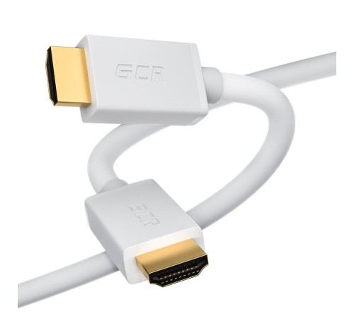 Greenconnect Кабель 0.3m HDMI версия 2.0 HDR 4:2:2, Ultra HD, 4K 60 fps 60Hz/5K*30Hz, 3D, AUDIO, 18.0 Гбит/с, 28/28 AWG, OD7.3mm, тройной экран, белый, GCR-HM761-0.3m Greenconnect Кабель 0.3m HDMI версия 2.0 HDR 4:2:2, Ultra HD, 4K 60 fps 60Hz/5K*30Hz, 3D, AUDIO, 18.0 Гбит/с, 28/28 AWG, OD7.3mm, тройной экран, белый, GCR-HM761-0.3m