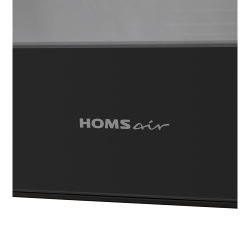 Шкаф духовой электрический HOMSair OES657BK/ электрический, встраиваемый, механическое управление, 6 функций, 57 л., гриль, эмаль легкой очистки, черный