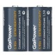 Батарейка/ Батарейка GoPower R14 C Shrink 2 Heavy Duty 1.5V (2/24/288) (24 шт.)