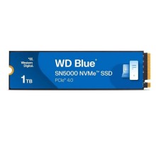 Твердотельный накопитель Western Digital Blue SN5000 SSD M2.2280 PCIe 4.0 1Tb, 5150MBs/4900MBs, TBW 600, WDS100T4B0E, 1 year