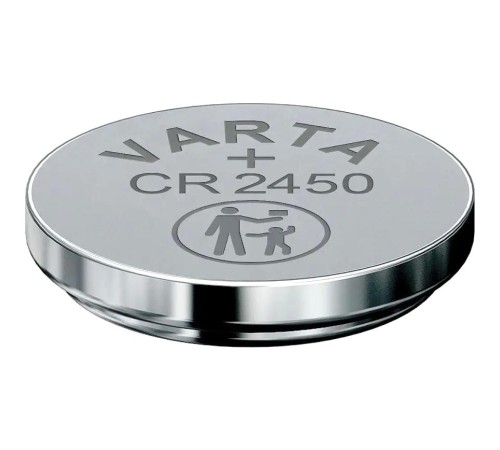 Батарейка CR2450/ Батарейка Varta ELECTRONICS CR2450 BL1 Lithium 3V (6450) (1/10/100) (1 шт.)
