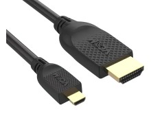 Кабель/ Кабель HDMI-19M --MicroHDMI-19M ver 2.0 1.8m VCOM <CG587-1.8M>