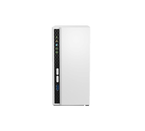 Система хранения данных QNAP SMB 4C 2GhzCPU/2Gb/upto 2HDD SATA(3,5''2,5"), upto 20 with TL-D800C/1xGbE/1xUSB3.2 2xUSB2.0/iSCSI/1xPS/3YW TS-223-EU-RU (незначительное повреждение коробки)
