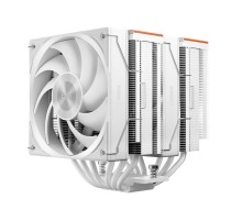 Кулер для процессора/ CPU Cooler PCCooler RZ620 WH (260W, 4-pin PWM, 157.5mm, Al/Cu, 6x6mm, 2x120mm, 86.73CFM, 32dBA, 2000RPM, S: 1851/1700/1200/115X, AM5/AM4, white)