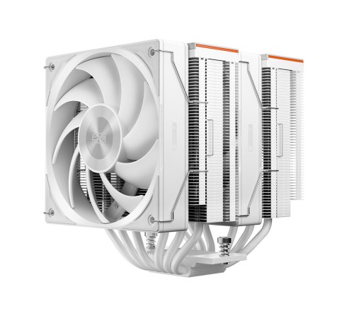 Кулер для процессора/ CPU Cooler PCCooler RZ620 WH (260W, 4-pin PWM, 157.5mm, Al/Cu, 6x6mm, 2x120mm, 86.73CFM, 32dBA, 2000RPM, S: 1851/1700/1200/115X, AM5/AM4, white) Кулер для процессора/ CPU Cooler PCCooler RZ620 WH (260W, 4-pin PWM, 157.5mm, Al/Cu, 6x6mm, 2x120mm, 86.73CFM, 32dBA, 2000RPM, S: 1851/1700/1200/115X, AM5/AM4, white)