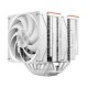 Кулер для процессора/ CPU Cooler PCCooler RZ620 WH (260W, 4-pin PWM, 157.5mm, Al/Cu, 6x6mm, 2x120mm, 86.73CFM, 32dBA, 2000RPM, S: 1851/1700/1200/115X, AM5/AM4, white)