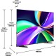 Телевизор ЖК 65'' Hisense/ 65", QLED, Ultra HD, Smart TV (ОС VIDAA U9), Wi-Fi, DVB-T2/T/C/S2/S, 2х10W, CI+(1.4), 3хHDMI, 2хUSB, Works with Alexa, Alexa Built-in, VIDAA Voice, Yandex, Black, 2025