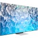 Телевизор ЖК 65" Samsung/ 65", Neo QLED 8K, Smart TV,Wi-Fi, Voice, PQI 4900, HDR 48х, HDR10+, DVB-T2/C/S2, 6.2.2 CH, 80W, OTS+, FreeSync Premium Pro, 4HDMI, 3USB, STAINLESS STEEL/FROST SILVER