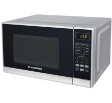 Микроволновые печи MAUNFELD MFSMO.20.7SGB/ СВЧ печь, 20л, 700Вт, электронное управление, черное стекло+планка из нержавеющей стали, 440х330х259(ШхГхВ)