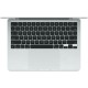 Ноутбук Apple/ 13-inch MacBook Air: Apple M3 with 8 core CPU, 10 core GPU/16GB/512GB SSD - Silver/70W/Гравировка