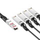 Твинаксиальный медный кабель/ Generic Compatible 100G QSFP28 to 4 x 25G SFP28 Passive Direct Attach Copper Breakout Cable