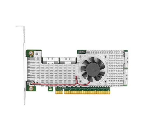 Адаптер/ PCle4.0 x16 4*SFF-8654 8i NVMe Switch Adapter Адаптер/ PCle4.0 x16 4*SFF-8654 8i NVMe Switch Adapter