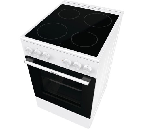 Плита GORENJE/ Тип плиты: электрическая, Тип варочной поверхности: электрическая, Цвет: белый, Гриль: Есть, Ширина, см: 50