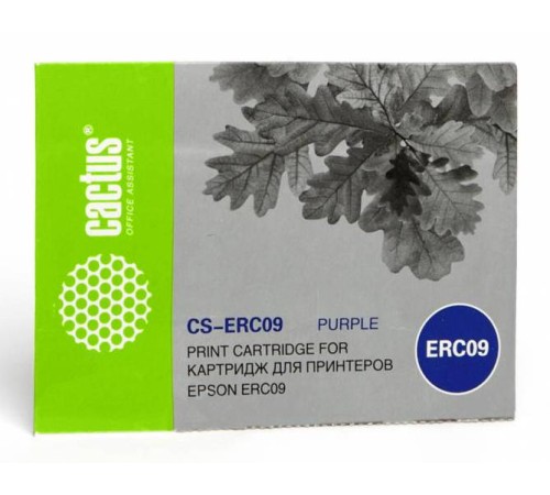 -/ Картридж матричный Cactus CS-ERC09 пурпурный для Epson ERC09