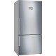 Холодильник BOSCH Full NoFrost, Serie 6, Габариты 186x86x81, Общий пол. объем: 619 (х:479, м:140), Нерж. сталь с легкой очисткой, Цифровой LCD дисплей, Внешние высокие металлические ручки, Multi Airflow, AirFresh Filter, Верхнее LED освещение, Два отдел